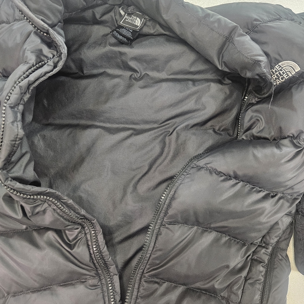 The North Face 550 Down Jacket Boys M 10/12 Black Puffer - Picture 9 of 9